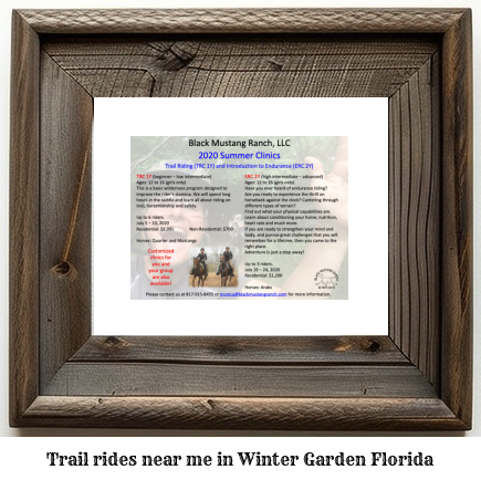 trail rides near me in Winter Garden, Florida